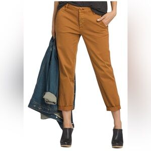 NWT Prana Women’s Janessa Cropped Pants Organic‎ Cotton Mid Rise Stretch Twill